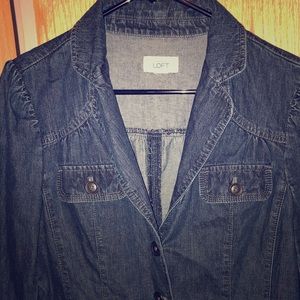 The Loft denim blazer